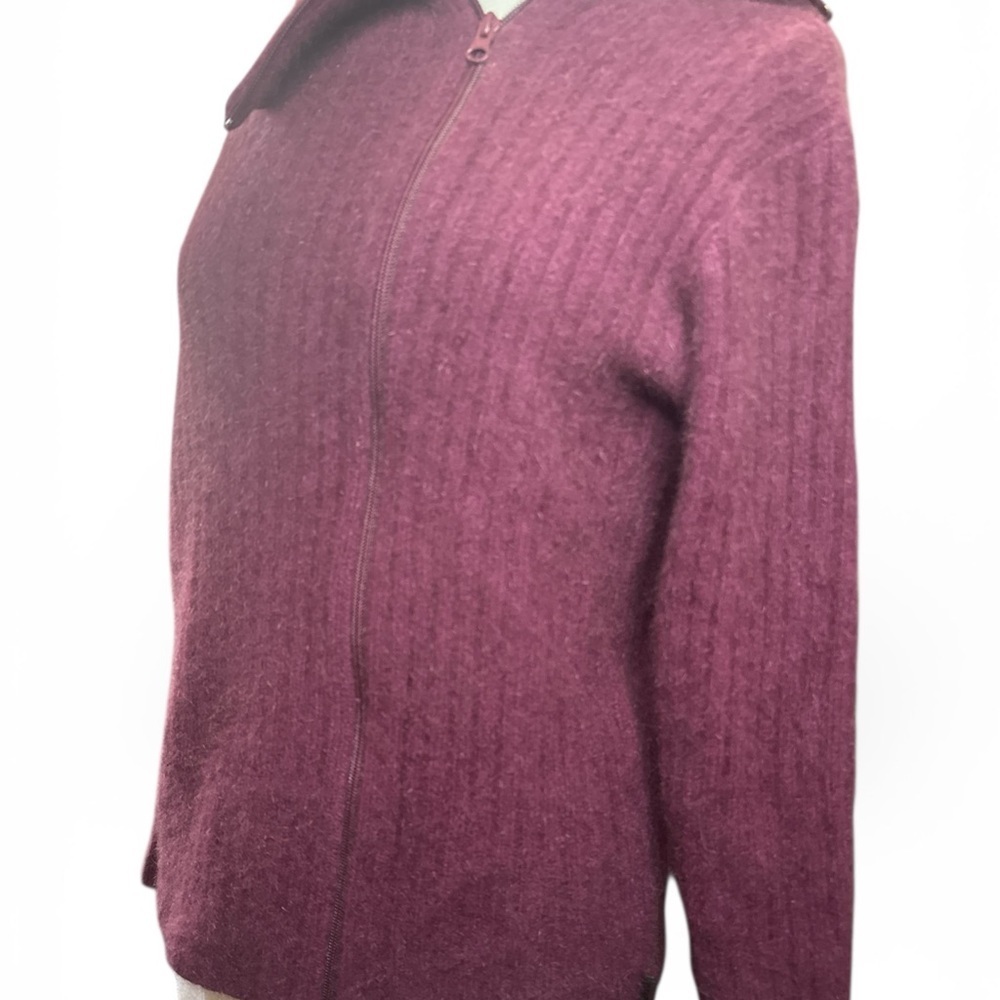 Women's Koru Burgundy Sweater - Picture 2 of 8